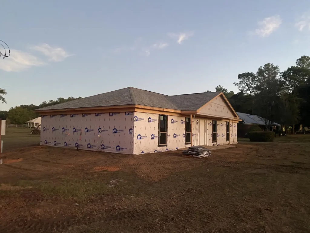 Roof for new home construction near Birmingham Alabama